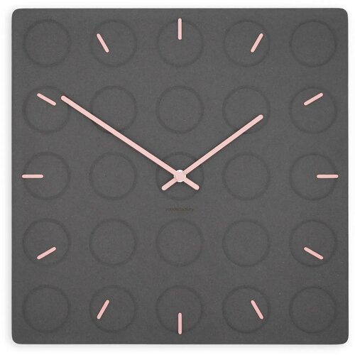 Von Der Factory Zidni sat Luxhora Circula Black 9 boja kazaljki Slike