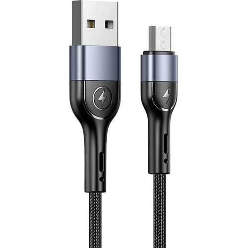 Usams PLETENICA KABEL U55 2A MICRO USB 1M ZA TELEFON ČRNO ČRNA, (21980339) Slike