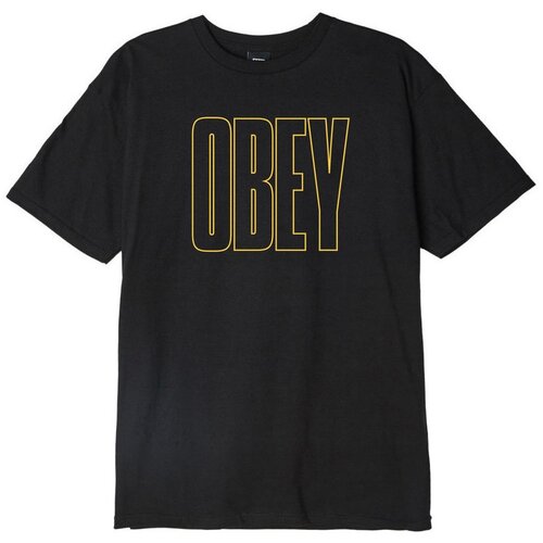 Obey Majice & Polo majice worldwide line Črna Cene
