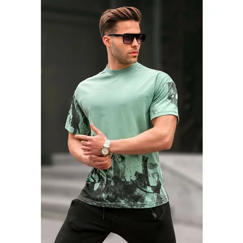 Madmext T-Shirt - Green - Regular fit