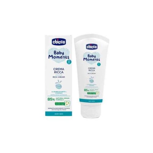 Chicco HRANJIVA KREMA BABY MOMENTS, 100ML Slike