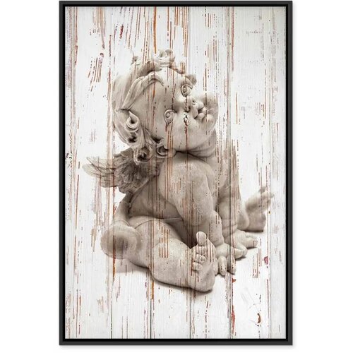  Slika - Pensive Cupid (1 Part) Vertical 80x120 U crnom drvenom okviru Slike