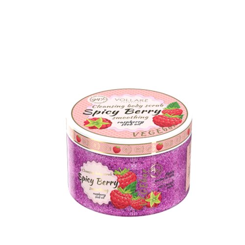 VOLLARE VEGEBAR SPICY BERRY CLEANSING RASPBERRY piling za telo 200ml Cene