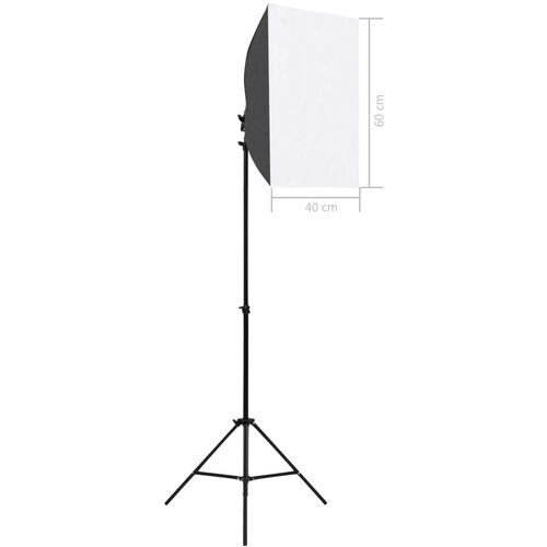  Komplet fotografske opreme sa svjetlima softbox i pozadinom Slike