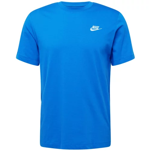 Nike Sportswear Majica 'Club' kraljevsko plava / prljavo bijela