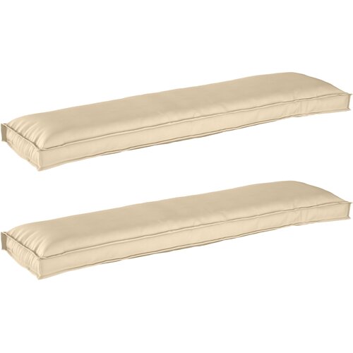 vidaXL Blazine za palete za klop 2 kosa Bež 150x40x8 cm Oxford tkanina, (22090614) Cene