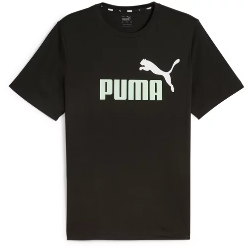 Puma Funkcionalna majica 'Essentials' meta / črna / bela