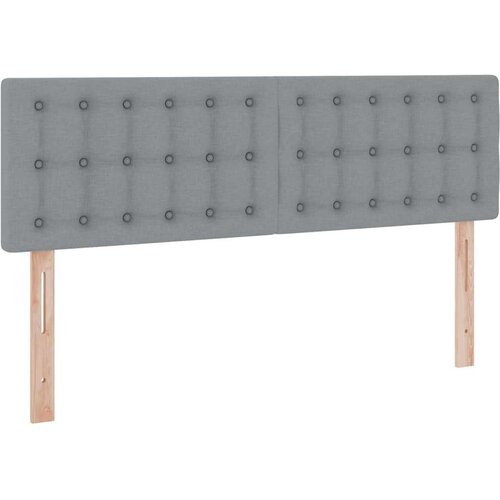  Krevet s madracem i skladi&amp;scaron;tem Svijetlo siva 140 x 190 cm Slike