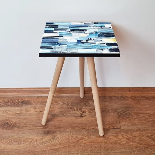 Hanah home Club sto Shp82, 35x42x35 cm, Plavi Cene