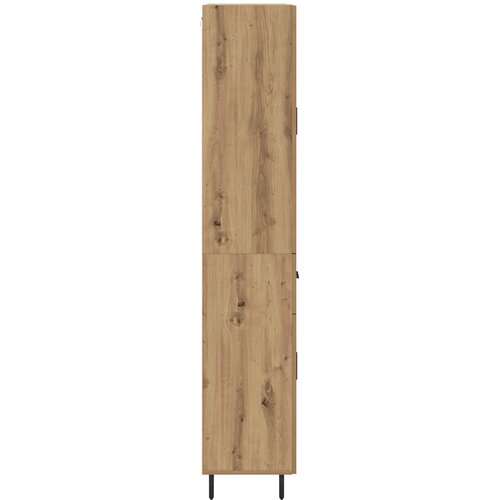  Highboard 2 kom. Umjetnički hrast 69,5 x 34 x 180 cm Slike