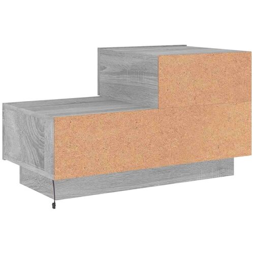 VidaXL Noćni ormarić s LED svjetlima boja hrasta sonome 70x36x40 5 cm Slike