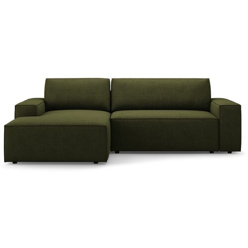 Micadoni Tamno zelena sklopiva kutna garnitura od bouclé tkanine (s lijevim kutom) Jodie – Home Cijene