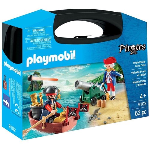 Playmobil Pirate Raider Carry Case 9102, (20392061) Cene