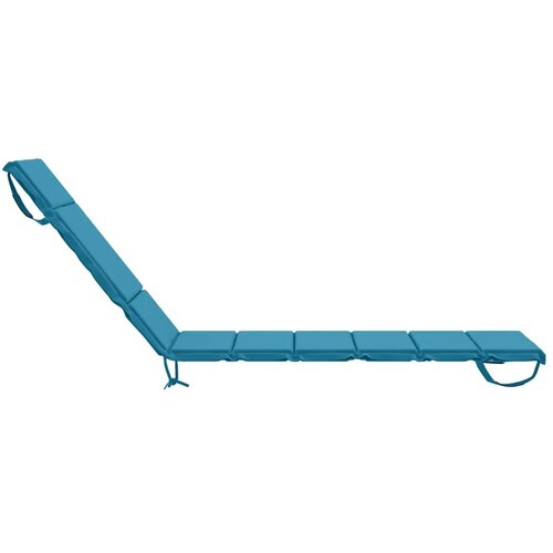  Jastučić za ležaljku GEMERT 100% poliester Svjetloplava - Svjetloplava 200 x 50 x 3 cm Poliester Slike