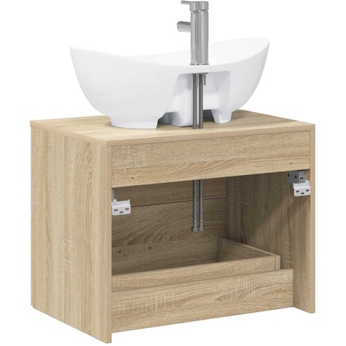  Set namje&amp;scaron;taja za kupaonicu Hrast sonoma Konstruirano drvo Smeđa 62.5 x 44.5 x 50 cm Slike