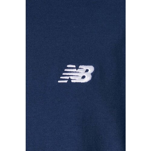 New Balance Majice s kratkimi rokavi SMALL LOGO JERSEY TEE Modra Slike