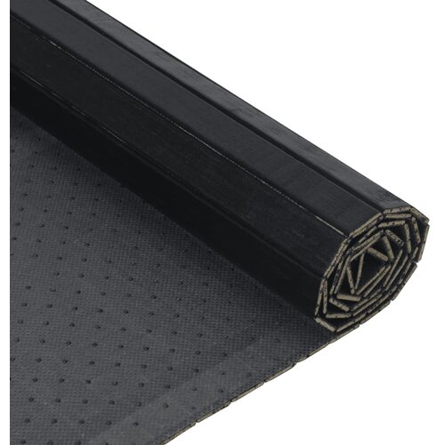  Pravokutni tepih crni 60x100 cm bambus Slike