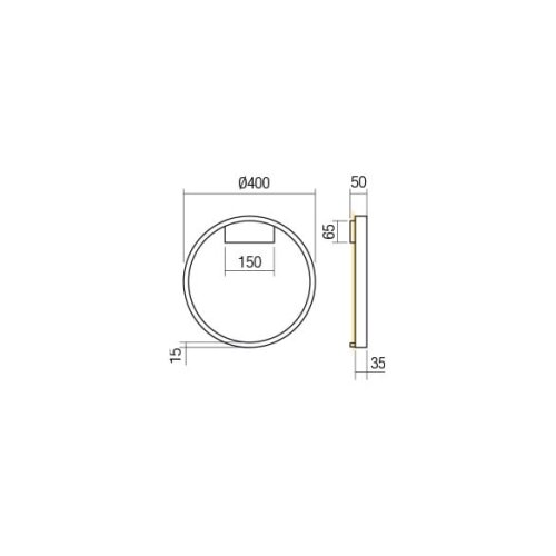  Redo 01-2817 - LED prigu&amp;scaron;iva zidna lampa FEBE LED/24W/230V zlatna Slike