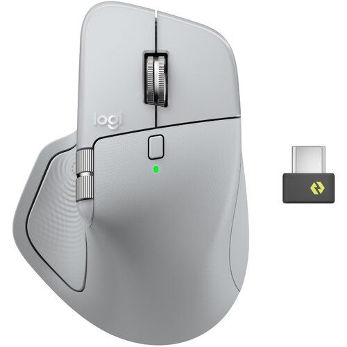 Logitech Bežični mi&amp;scaron; Mx Master 4 s Bluetoothom za vi&amp;scaron;e uređaja, blijedo sivi, vijak, 910-007563 Slike