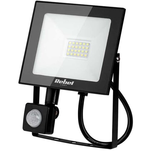 Rebel Reflektor LED zelo tanek, 20W/1600Lm, 6500K, IP65, črni, (20938342) Slike