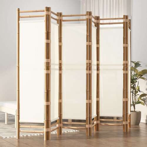 vidaXL Sklopiva sobna pregrada s 6 panela 240 cm od bambusa i platna Cijene