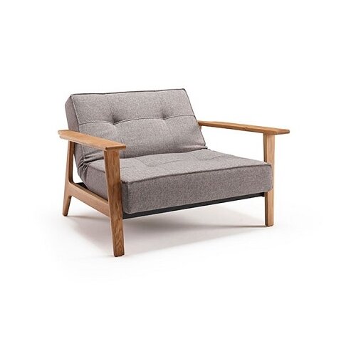Innovation living Stolica SPLITBACK CHAIR s rukonaslonima-Siva Cijene
