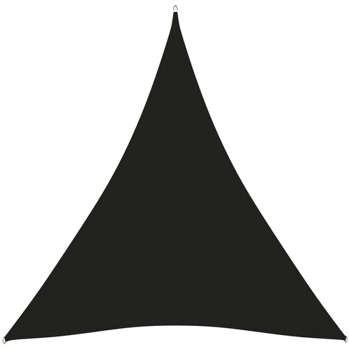 vidaXL Senčno jadro oksford blago trikotno 4x5x5 m črno, (20729431) Cene
