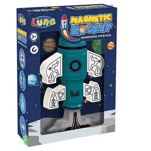 Luna Magnetna raketa u zelenoj boji Cene