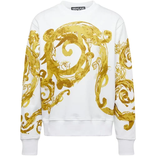 Versace Jeans Couture Sweater majica '76UP302' zlatna / bijela