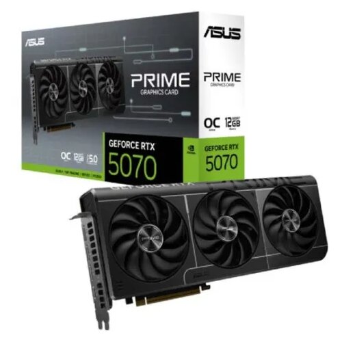 Asus SVGA GeForce RTX 5070 Prime OC 12GB GDDR7 192bit PRIME-RTX5070-O12G Cene