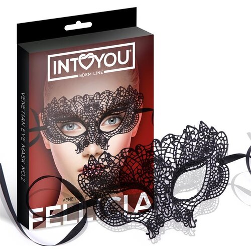 INTOYOU BDSM LINE Zravna bene&amp;scaron;ka maska ​​&amp;scaron;t. 2, (21078847) Slike