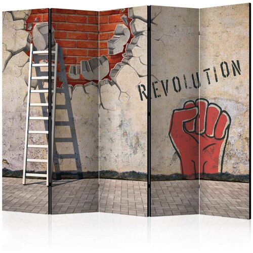  Paravan u 5 dijelova - The invisible hand of the revolution II [Room Dividers] 225x172 Slike