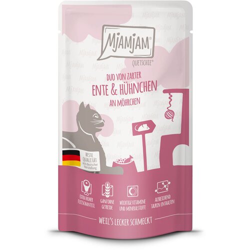  Ekonomično pakiranje MjAMjAM Quetschie 24 x 125 g - Pačetina i piletina Cijene