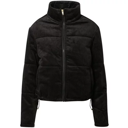 Urban Classics Prehodna jakna 'Ladies Corduroy' črna