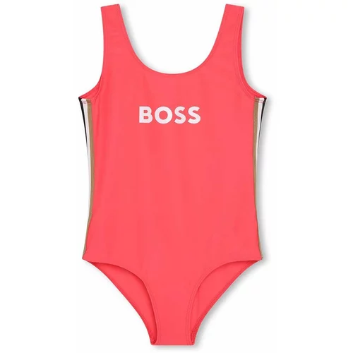 Boss Dječji jednodijelni kupaći kostim boja: crvena