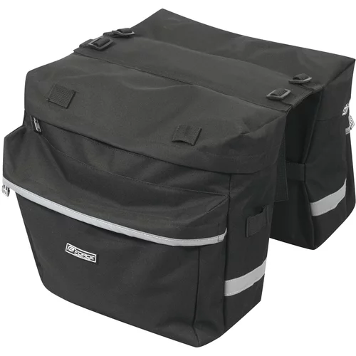 Force Double Carrier Bag Rear 2x10L Black