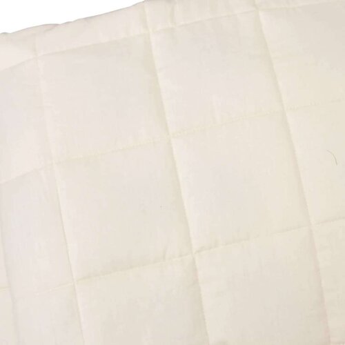 VidaXL Te&amp;scaron;ka deka svijetla krem 140x200 cm 10 kg od tkanine Slike