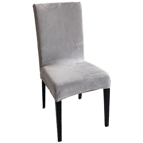  Navlaka za stolicu rastezljiva Velvet siva 45x52 cm, set od 2 kom Cene