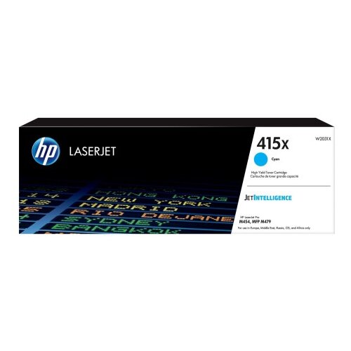 HP Kartu&amp;scaron;a s tonerjem 415X Cyan za tiskalnike LaserJet Slike