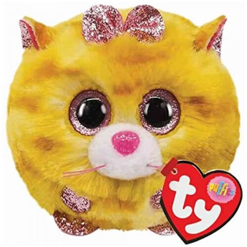 TY pliš Puffies TABITHA - rumena mačka (8cm) Cene