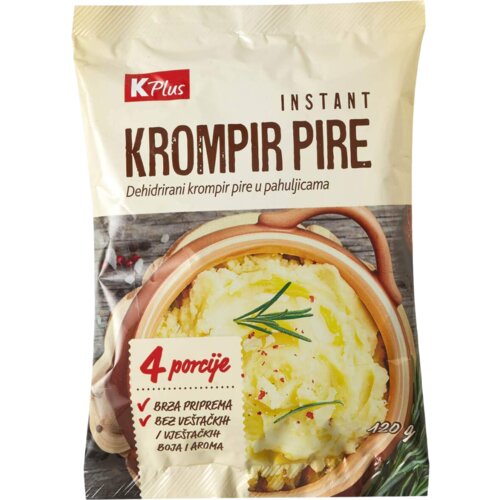 K Plus Instant krompir pire 120g Cene