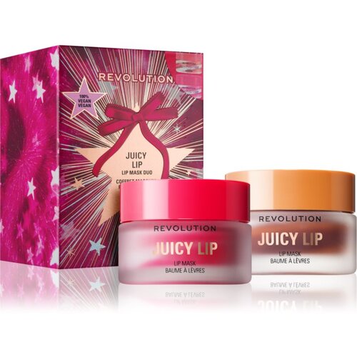Makeup Revolution Xmas 2025 Juicy Peptide božični darilni set za ustnice Slike