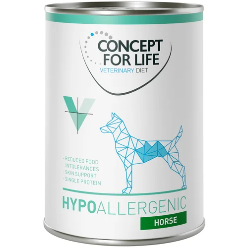 Concept for Life Veterinary Diet Hypoallergenic konjetina - 6 x 400 g