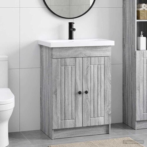  Set namje&scaron;taja za kupaonicu Siva Sonoma 78,5 x 37,5 x 81 cm Cijene