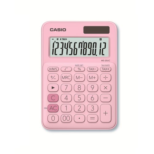 Casio kalkulator ms 20 uc roze Slike