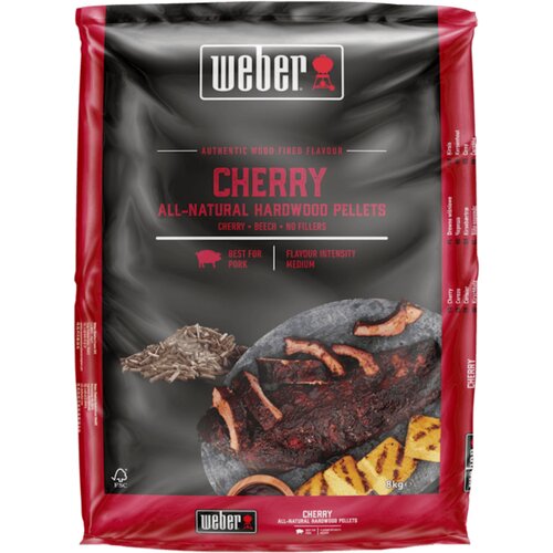 Weber SmokeFire lesni peleti ce&scaron;njevo 8 lesa kg vrecka 3401050 Cene