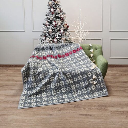 Dekordom ćebe ECO BLANKET 200x230 - Snowflake Grey 16117C Slike