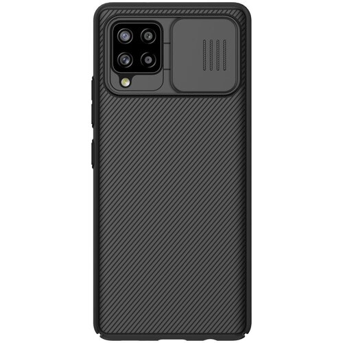 Nillkin CamShield Pro vzdržljiva torbica z za&scaron;čitnim &scaron;čitnikom za kamero za Samsung Galaxy A42 5G črna Cene