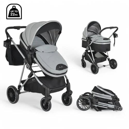 Kombinovana kolica za bebe kali grey Slike