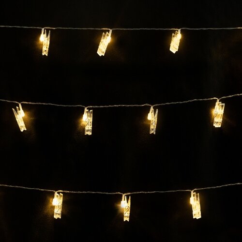 Aigostar LED dekorativni lanac 10xLED/5W/USB 5 m topla bela Slike